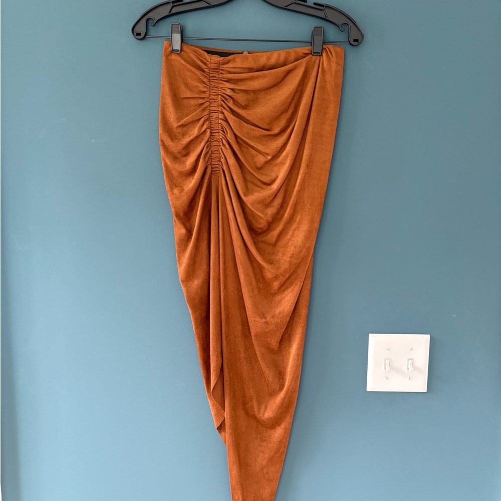 Elegant Rust Skirt